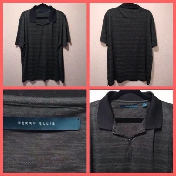 Perry Ellis Half Zip Shirt. Excellent condition. - Picture 1 of 5